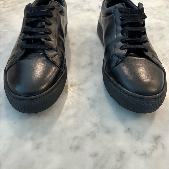 Italic Brand New Black Leather Sneakers - Picture 2 of 7